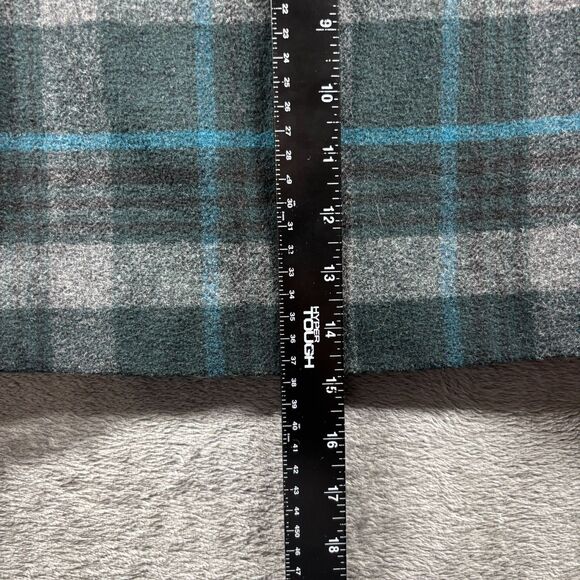 Uniqlo Wool Blend Mini Skirt Preppy Schoolgirl Grunge Goth Grey Plaid Sz 2 G351 - Picture 6 of 9